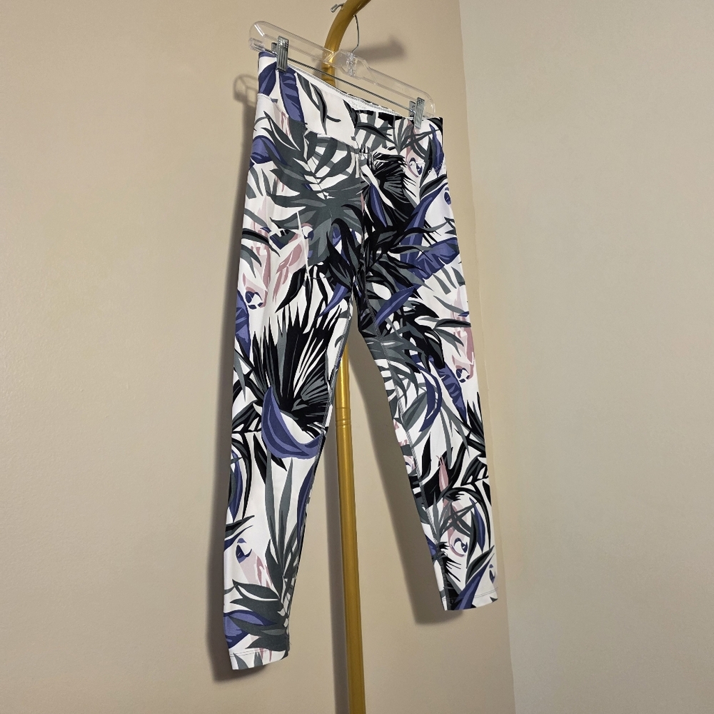 CK Calvin Klein Performance Bright Wick Yoga Workout Leggings Large - Picture 2 of 4
